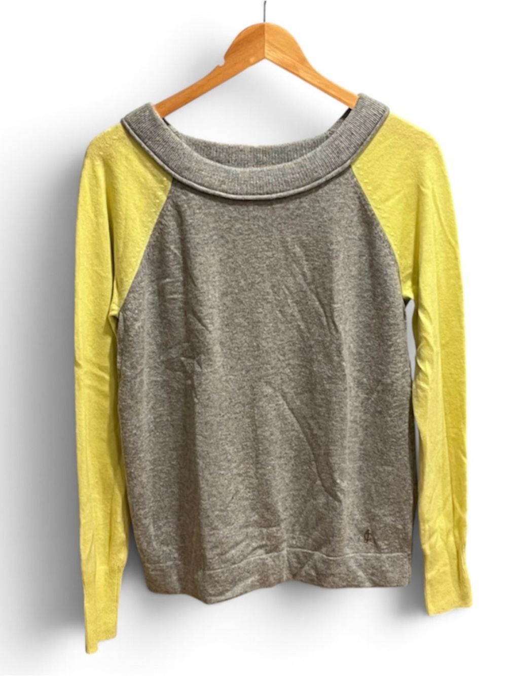 Vintage Juicy Couture Colorblock Raglan Knit Sweater Cashmere Lambswool Blend S
